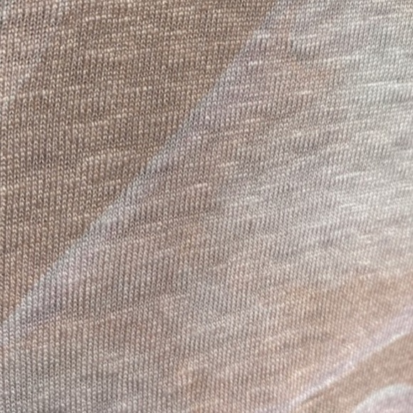 Poetry Linen Cropped Top 3/4 Sleeve Boat Neck Lightweight Size 8 - Picture 9 of 11